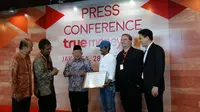 Peluncuran produk TrueMoney di Jakarta, Senin (28/3/2016).