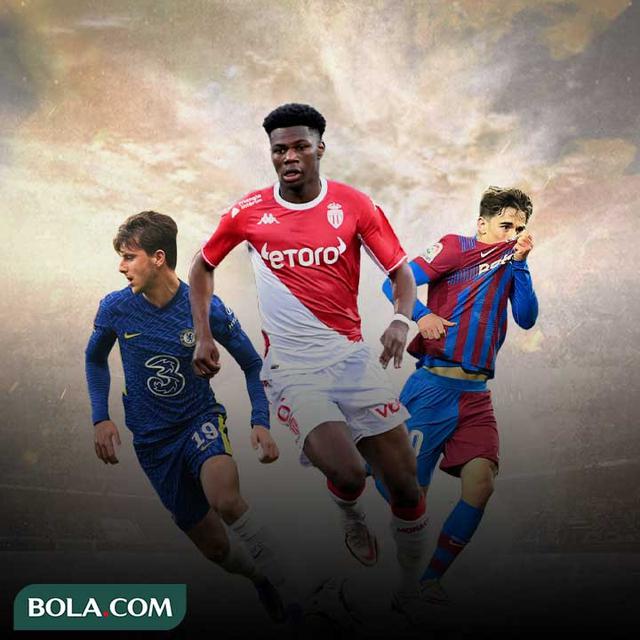 Ilustrasi - Mason Mount, Aurelien Tchouameni, Gavi