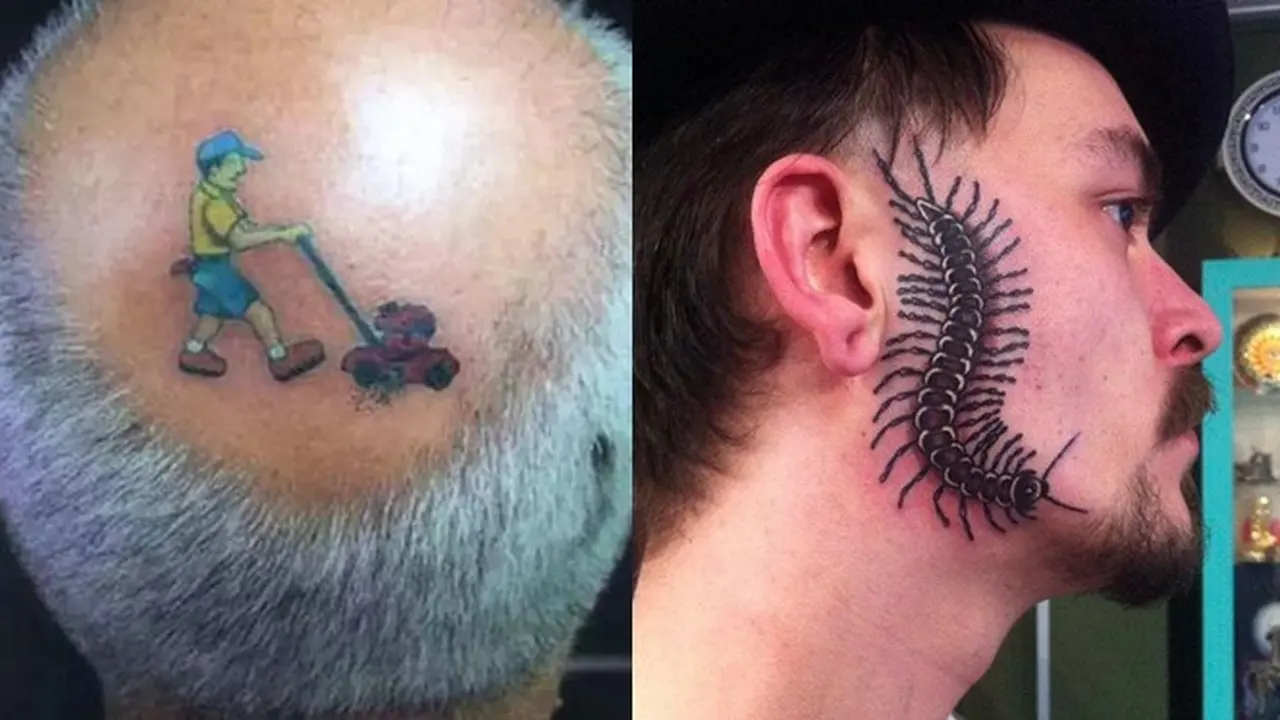 6 Tato 3 Dimensi di Kepala Ini Anti-Mainstream, Bikin Melongo
