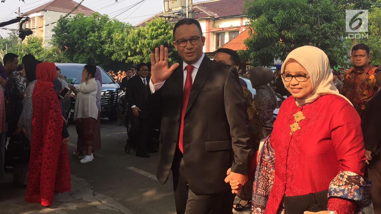 Gubernur DKI Jakarta Anies Baswedan Hadiri Pernikahan Putri Presiden Jokowi