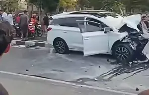 Kesaksian Warga, Tabrakan Beruntun di Kembangan Dipicu Mobil Listrik