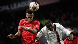 Bermain di markas Rennes, AC Milan dipaksa mengakui keunggulan tuan rumah dengan skor 3-2. (LOIC VENANCE/AFP)