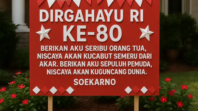 10 Ide Dekorasi 17 Agustus, Meriahkan Hari Kemerdekaan dengan Nuansa Merah Putih