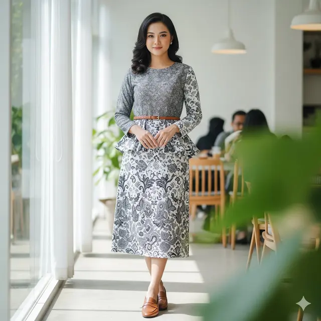Model Peplum Modern