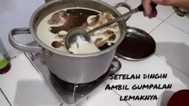 Lemak pada Rebusan Daging