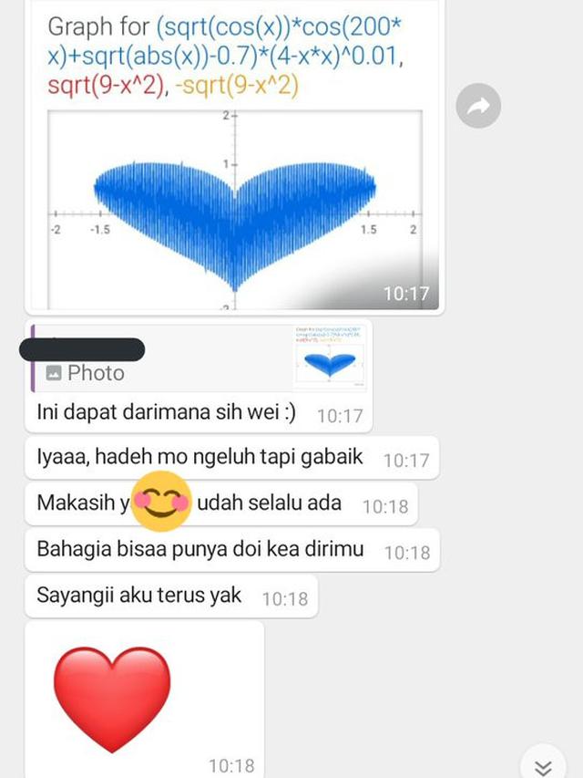 6 Chat Nyatakan Cinta Lewat Rumus Matematika Ini Bikin Senyum Sambil Mikir