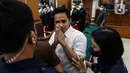 Terdakwa Richard Eliezer Pudihang Lumiu usai menjalani sidang dengan agenda pembacaan tuntutan oleh Jaksa Penuntut Umum dalam kasus pembunuhan Brigadir Yosua Hutabarat di Pengadilan Negeri Jakarta Selatan, Rabu (18/1/2023). Richard Eliezer Pudihang Lumiu di Tuntut 12 Tahun Penjara. (Liputan6.com/Johan Tallo)