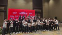 Timnas futsal Indonesia dan Australia menghadiri gala dinner (Liputan6.com/Thomas)