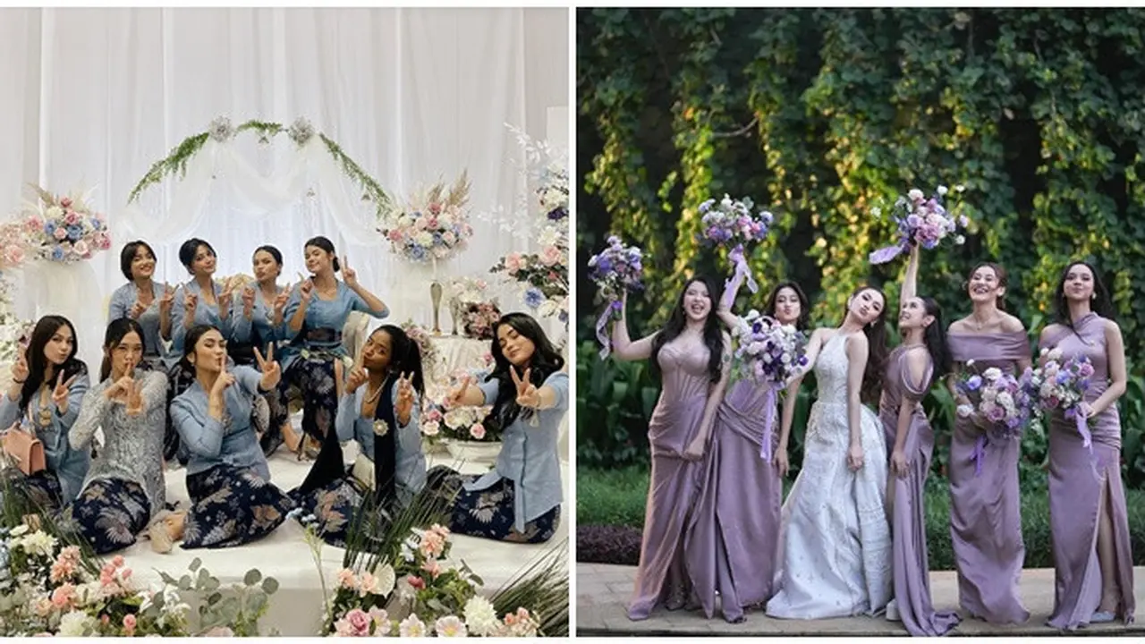 Potret 6 Bridesmaid Artis yang Didominasi Seleb Indonesia, Bertabur Bintang