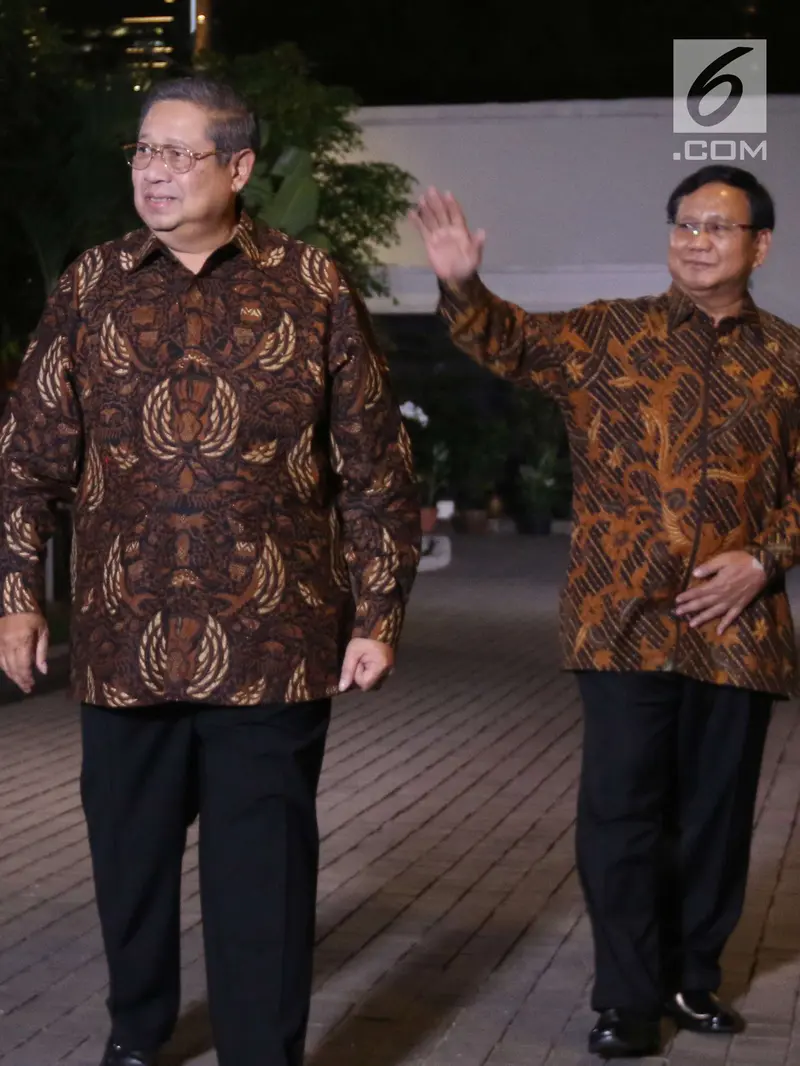 SBY Sambut Kehadiran Prabowo