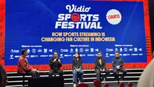 Konferensi Pers Vidio Sports Festival di SCTV Tower, Jakarta, Rabu (9/9/2026). (Bola.com/Hery Kurniawan)
