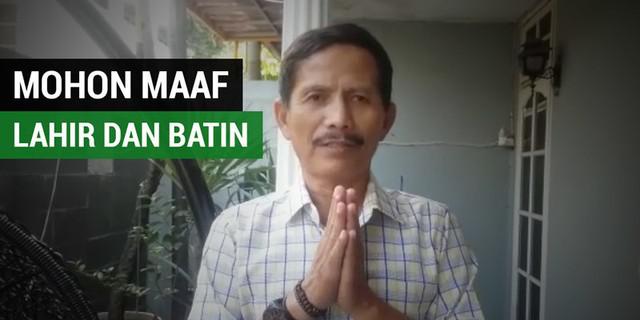 VIDEO: Ucapan Mohon Maaf Lahir dan Batin dari Pelatih Persib, Djadjang Nurdjaman