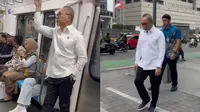 Zulkifli Hasan Rasakan Naik Transportasi Publik ke Kantor, Warganet: Salut Kalau Tiap Hari. (Dok: TikTok&nbsp;@zul.hasan)