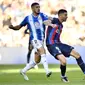 Barcelona vs Espanyol dalam laga Liga Spanyol di Camp Nou, 31 Desember 2022.&nbsp;(Pau BARRENA / AFP)