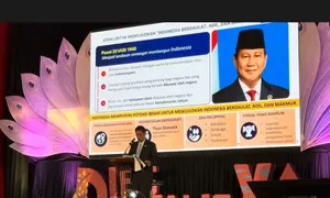 Menteri Keuangan (Menkeu) Purbaya Yudhi Sadewa memberi kuliah umum pada puncak Dies Natalis ke-11 PKN STAN Tangerang Selatan, Banten. (Antara)