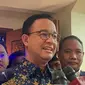 Mantan Gubernur DKI Jakarta Anies Baswedan menghadiri pembukaan Kongres Nasdem di JCC, Jakarta. (Tim News).