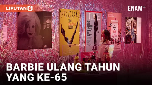 VIDEO: Barbie Adakan Pameran Perayaan Ulang Tahun Ke-65 di Museum Desain London