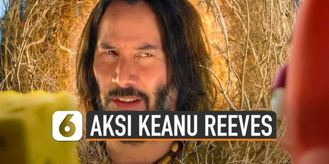 VIDEO: Aksi Keanu Reeves Perankan "Tuhan" di Film Spongebob