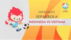 Indonesia gagal memperoleh medali perunggu di cabang sepak bola. Pada perebutan juara 3-4, Indonesia kalah dengan skor  5-0 dari Vietnam.