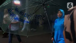 Mereka mendesak pemerintah membentuk satuan tugas anti pelecehan seksual di transportasi umum. (Liputan6.com/Angga Yuniar)