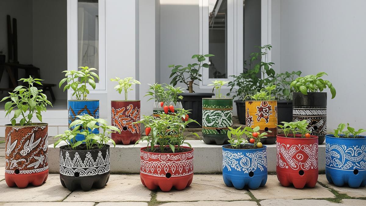 Cara Membuat Kebun Rumah Low Budget dengan Barang Bekas, Mudah dan Hemat