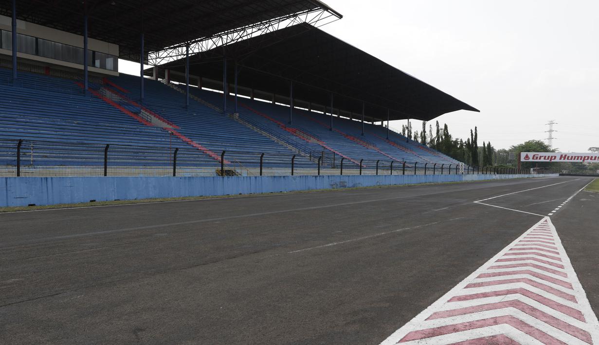 Sirkuit Sentul bersiap renovasi untuk gelaran MotoGP 2017. (Bola.com/Vitalis Yogi Trisna)