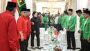 Terlebih, kata dia, kunjungannya juga membahas strategi PDIP dan PPP untuk memenangkan Pilpres. (Liputan6.com/Faizal Fanani)