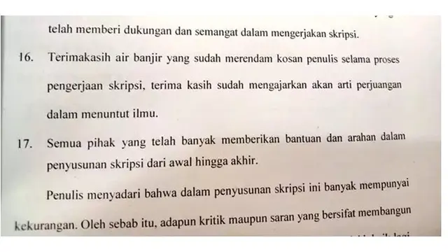 8 Potret Tulisan di Lembar Persembahan Skripsi Ini Bikin Geleng Kepala