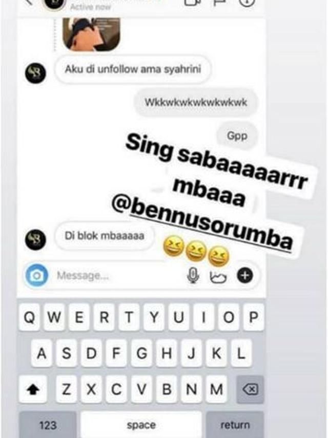 Bennu Sorumba Diblok Syahrini
