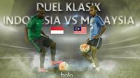 Duel Klasik Indonesia Vs Malaysia (Bola.com/Adreanus Titus)