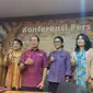 Deputi Bidang Pengembangan Pemasaran I Kementerian Pariwisata, I Gde Pitana menggelar jumpa pers Pameran Adiwastra Nusantara di Gedung Sapta Pesona, Kementerian Pariwisata. (Liputan6.com/ Ahmad Ibo)