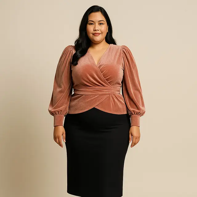 Model Lengan Bishop yang Cocok untuk Orang Gemuk/Ilustrasi gambar oleh AI