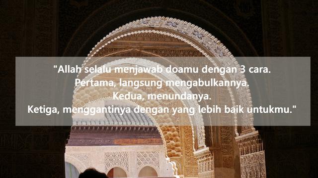 Wallpaper kata-kata islami keren tentang kesabaran