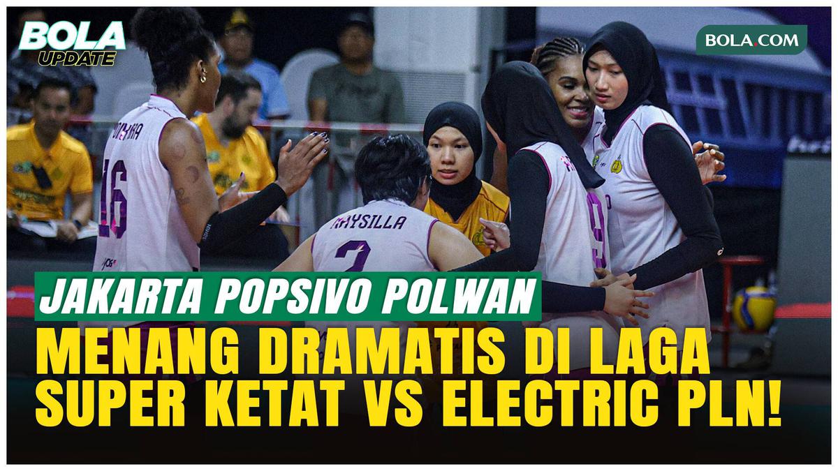 Popsivo Polwan Menang Dramatis! Tumbangkan Electric PLN, Peluang Final Four Terbuka