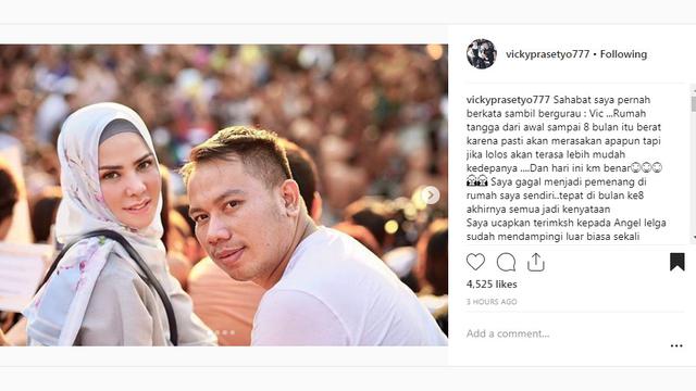 Vicky Prasetyo dan Angel Lelga