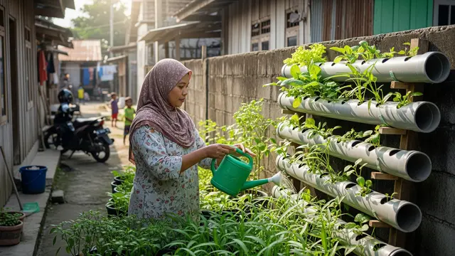 Kebun Sayur untuk Ibu-Ibu Arisan