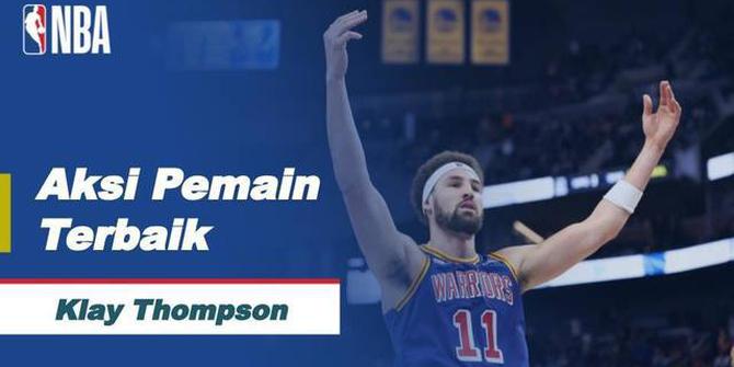 VIDEO: Aksi-Aksi Klay Thompson Saat Bawa Golden State Warriors Raih Kemenangan Melawan Detroit Pistons di NBA Hari Ini