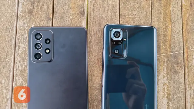 Samsung Galaxy A72 dan Redmi Note 10 Pro