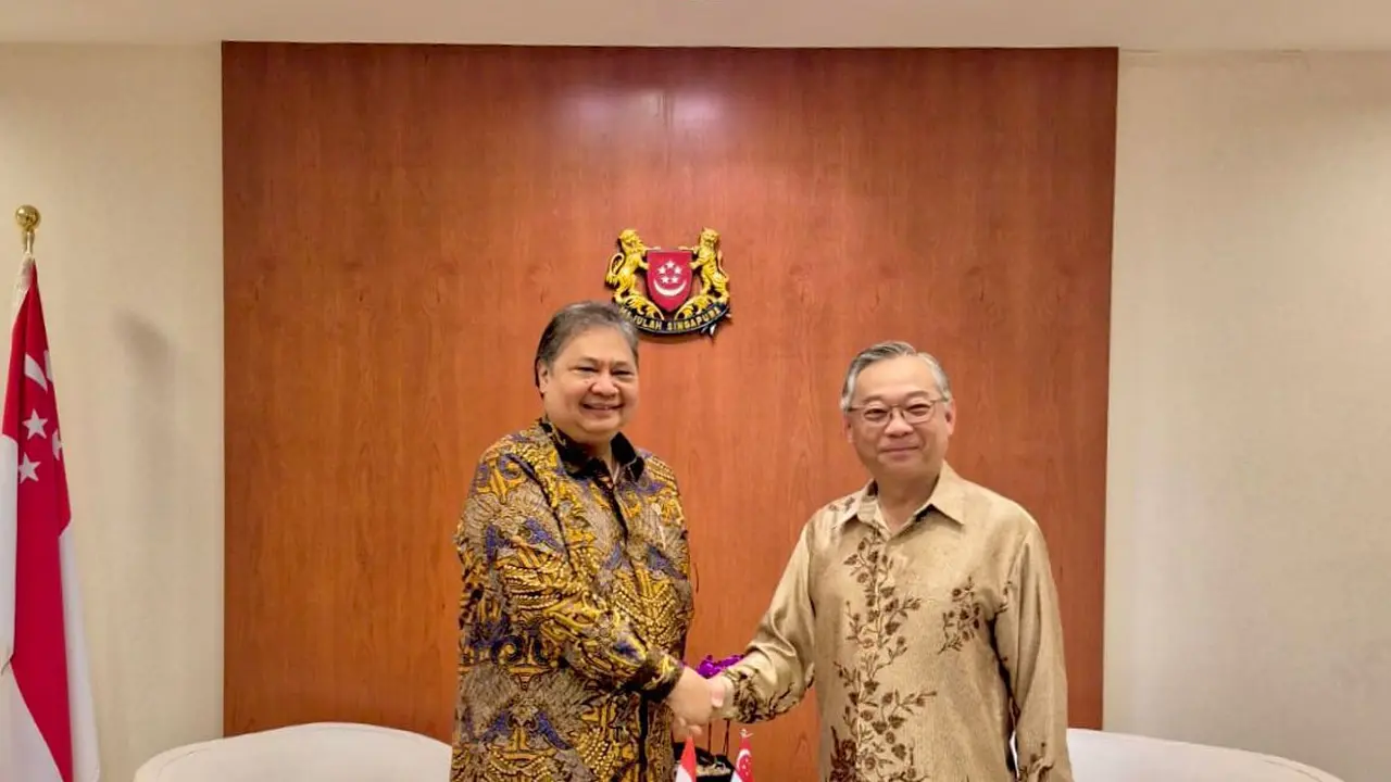 Pertemuan The 15th Indonesia-Singapore Six Bilateral Economic Working Groups Ministerial Meeting, di Singapura. (Foto: istimewa)