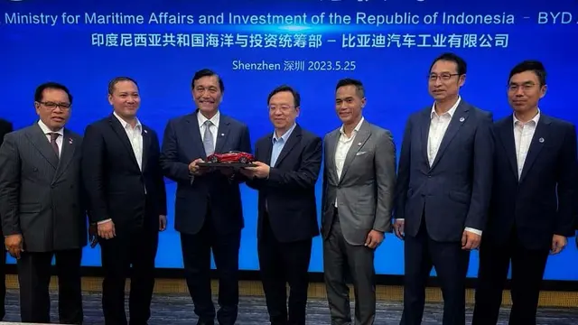 Jajaki Potensi Investasi, Indonesia Tandatangani MoU dengan Raksasa Mobil Listrik BYD