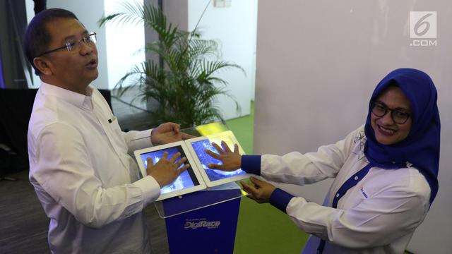 Menkominfo Rudiantara Jajal Jaringan 5G dengan Komunikasi via Hologram