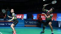 Ganda campuran Indonesia, Tontowi Ahmad/Winny Oktavina Kandow, melangkah ke perempat final Malaysia Terbuka 2019, Kamis (4/4/2019). (PBSI)