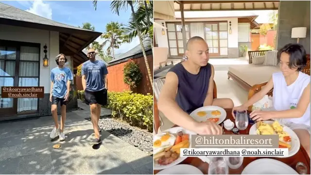 6 Potret BCL dan Tiko Aryawardhana Nikmati Liburan di Bali, Bareng Noah Sinclair