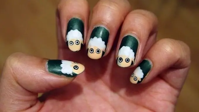 10 Inspirasi Cat Kuku Motif Kambing untuk Hari Raya Idul Adha