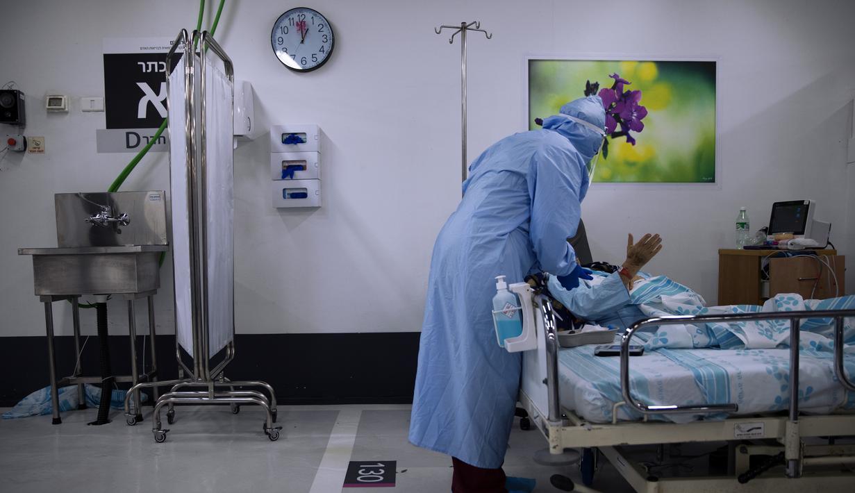  FOTO  Kesibukan Tempat Parkir Rumah  Sakit  di Israel yang 