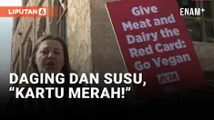 Sejumlah pihak memanfaatkan momentum Piala Dunia 2022 Qatar untuk tujuan tertentu. Salah satunya aktivis yang menyuarakan pola hidup vegan di tengah kota Doha.