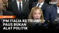 Tak Sepakat dengan Trump, Suara Paus Bukan Alat Politik