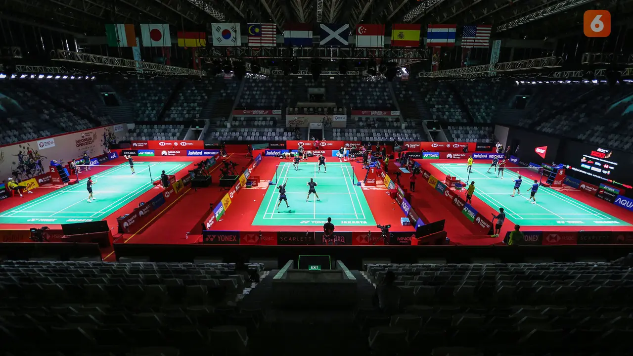 Foto: Istora Senayan Bersolek, Siap Sambut Indonesia Open 2023