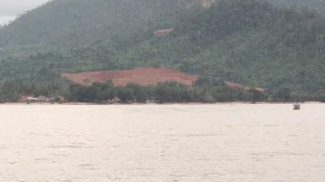 Area perkebunan dan pertambangan yang mengelilingi Kabupaten Konawe Utara dan Konawe.(Liputan6.com/Ahmad Akbar Fua)