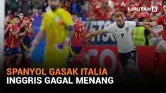 Mulai dari Spanyol gasak Italia hingga Inggris gagal menang, berikut sejumlah berita menarik News Flash Sport Liputan6.com.